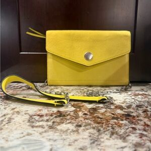 *PRE-OWNED* rag & bone Atlas Mini Suede Wallet on a Chain